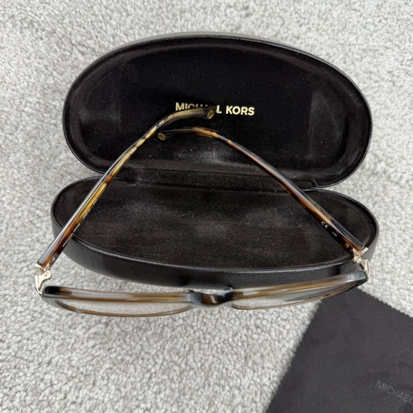 Michael Kors Eyeglasses Frame Women's Brown Tortoise Full Rim Rectangular 135 - Picture 6 of 9